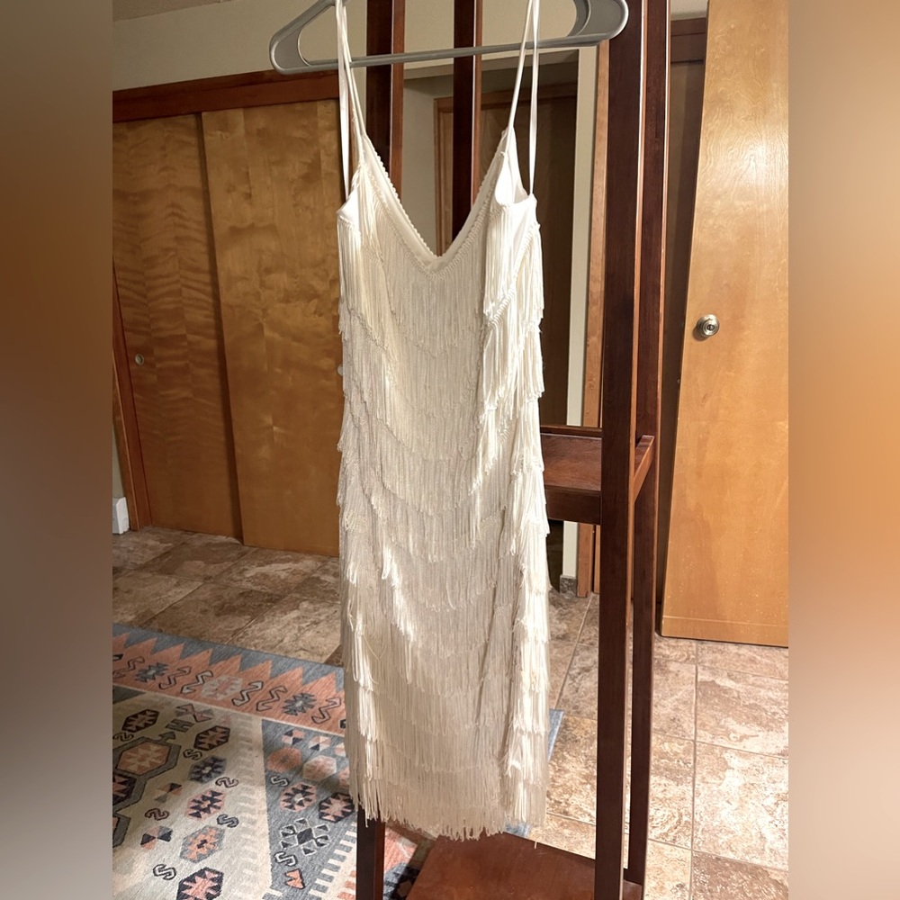 VTG Joy Steven’s flapper style tassle dress